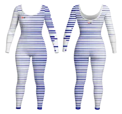 Custom women long sleeve dance bodysuit sync style - Dance-bodysuits