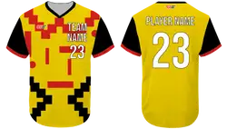 Custom different shapes adult youth unisex no buttons softball jersey - Jersey