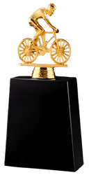 Golden man bicycles trophies awards - Trophies-awards