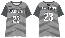 Custom moisture wicking  gray fangs adult youth unisex shirt - Jersey