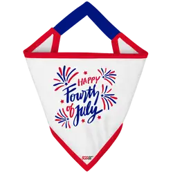 Custom pet holiday bandana firework fun - Pets-bandana