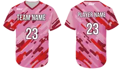 Custom fine no button adult youth unisex softball jerseys - Jersey
