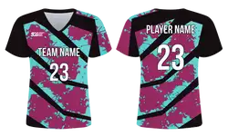 Custom colorful abstract adult youth soccer jersey - Jersey