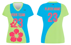 Custom flower nature adult youth volleyball jersey - Jersey