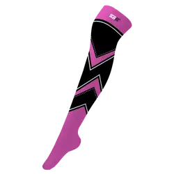 Custom cheerleading socks adult youth unisex modern pink - Socks