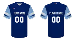 Custom football jersey adult youth unisex deep blue - Jersey