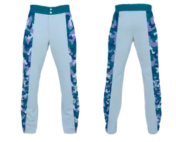 Custom chest camo adult youth unisex softball pants - Softball-pants