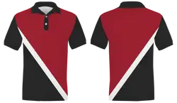 Custom bottom-arm diagonal stripe adult youth unisex polo - Shirt-polo