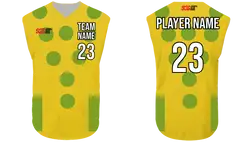 Custom circle shapes sleeveless adult youth unisex softball jersey - Jersey