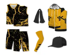 Custom mountain nature adult youth unisex basketball jersey - reversible uniform - Jersey
