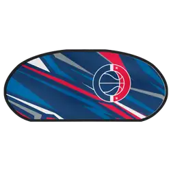Custom popup banner oval basketball stripe - Pop-up-banners