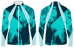 Custom unique abstract long sleeve adult youth unisex full zip jacket - Shirt-long-sleeve