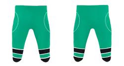 Custom green solids adult youth unisex football jersey - Jersey