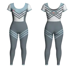 Custom women short  sleeve unitards dance uniform precision line - Dance-bodysuits