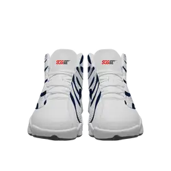 Custom basketball shoes white jump strike - Basketball-shoes