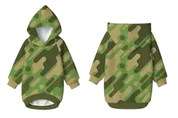 Custom pet hoodie tactical camo - Pets-hoodie