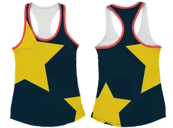 Custom big star lines everyday adult youth unisex tank top - Tank-top