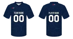 Custom rounded solids adult youth unisex football jersey - Jersey