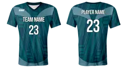 Custom retro stripes youth unisex cheerleading short sleeve tight fit jersey - Jersey