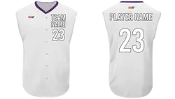 Custom  quality  adult youth unisex baseball sleeveless jerseys - Jersey