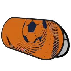 Custom popup banner soccer halftone horizontal - Pop-up-banners