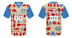 Custom quality adult youth unisex football long jersey - Jersey