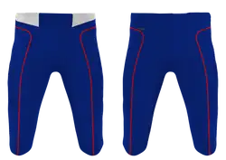 Custom blue solids adult youth unisex football pants - Football-pants