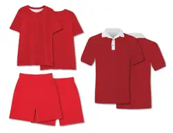 Custom red adult youth unisex comfort short-sleeve t shirt - Jersey