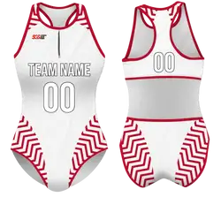 Custom water women speed suit zigzag flare - Women-water-speed-suits