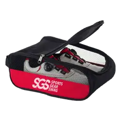 Custom golf shoe bag half mesh pinnacle - Golf-shoe-bags
