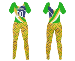 Custom women short sleeve dance bodysuit amazon grace - Dance-bodysuits