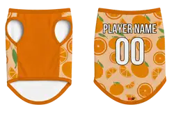 Custom pet shirt orange design - Pets-shirts