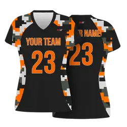 Custom digital camo adult youth volleyball jersey - Jersey