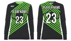 Custom curbs stripes adult youth unisex long sleeves soccer jerseys - Jersey