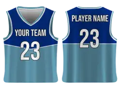 Custom color block solids adult youth unisex basketball jersey - reversible uniform - Jersey
