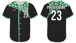 Custom reptile skin animal adult youth unisex baseball jersey - Jersey