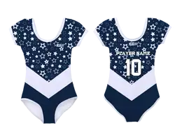 Custom short sleeve  gymnastic uniform adult youth stellar motion - Gymnastics-uniforms