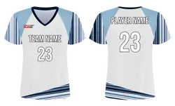 Custom basic tiny lines adult youth soccer jersey - Jersey