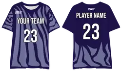 Custom moisture wicking  deep violet adult youth unisex shirt - Shirt