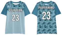 Custom moisture-wicking skull  adult youth unisex shirt - Shirt