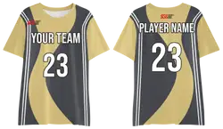 Custom short sleeve shirts adult youth unisex luxe fade - Jersey