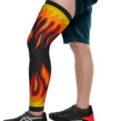 Custom hot fire adult youth unisex full leg sleeve - Leg-sleeve