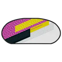 Custom popup banner oval modern geometric - Pop-up-banners