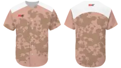 Custom paintball abstract adult youth unisex softball jersey - Jersey