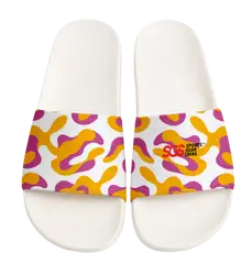 Custom slides white unisex blobcore - Slides