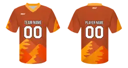 Custom mountain design nature adult youth unisex football jersey - Jersey