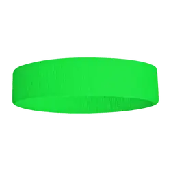 Custom adult youth unisex solid fluorescent green headband - Head-band