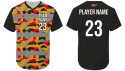 Custom high class no button adult youth unisex baseball jersey - Jersey