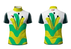 Custom figure skating turtle neck short sleeve jersey adult youth unisex petal dance - Figure-skating-jerseys