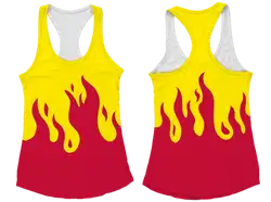 Custom new track racerback sleeveless shirts-style 4 - Shirt-sleeveless